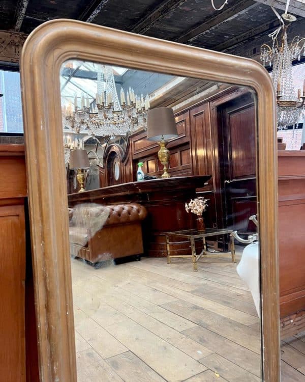 Miroir Louis Philippe à cadre doré patiné top