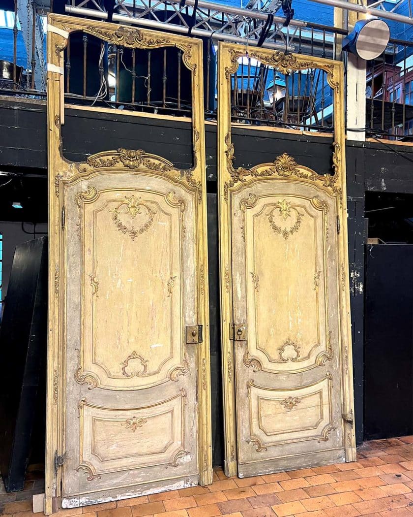 Paire de porte de boiserie