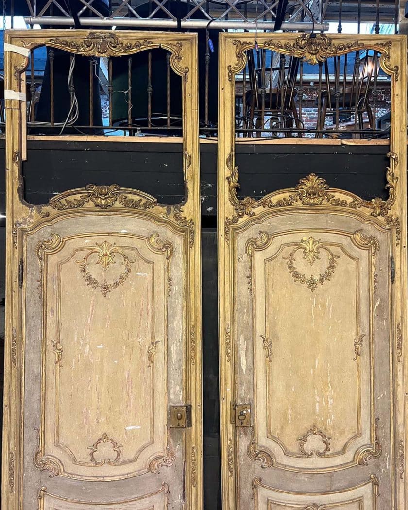 Paire de porte de boiserie front