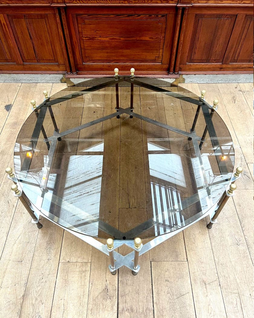 Table basse circulaire top