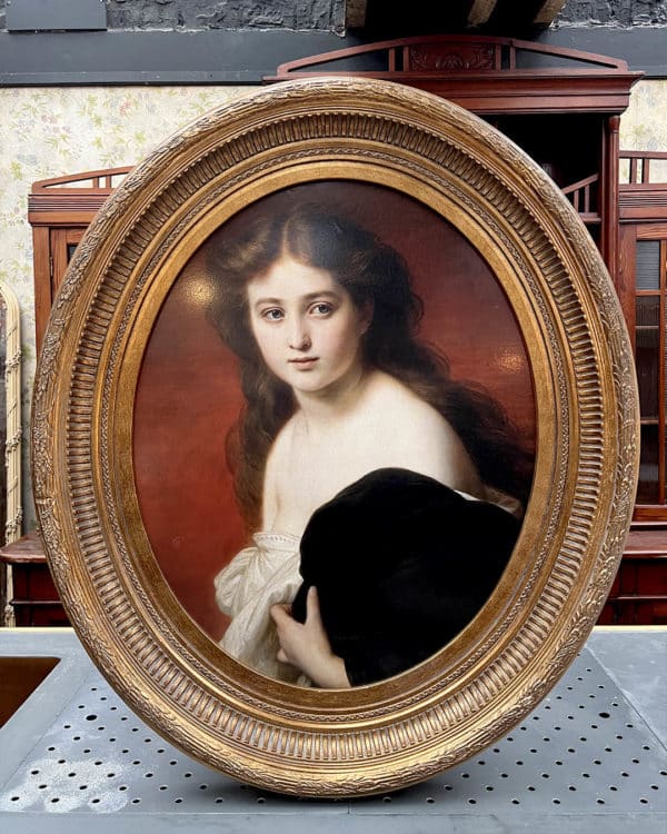 Tableau jeune femme 85x100cm