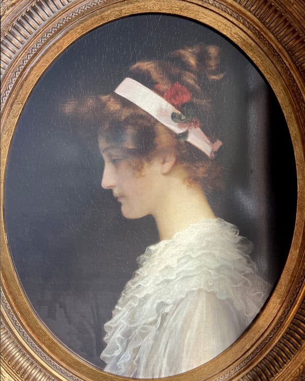 Tableau jeune femme 85x100cm