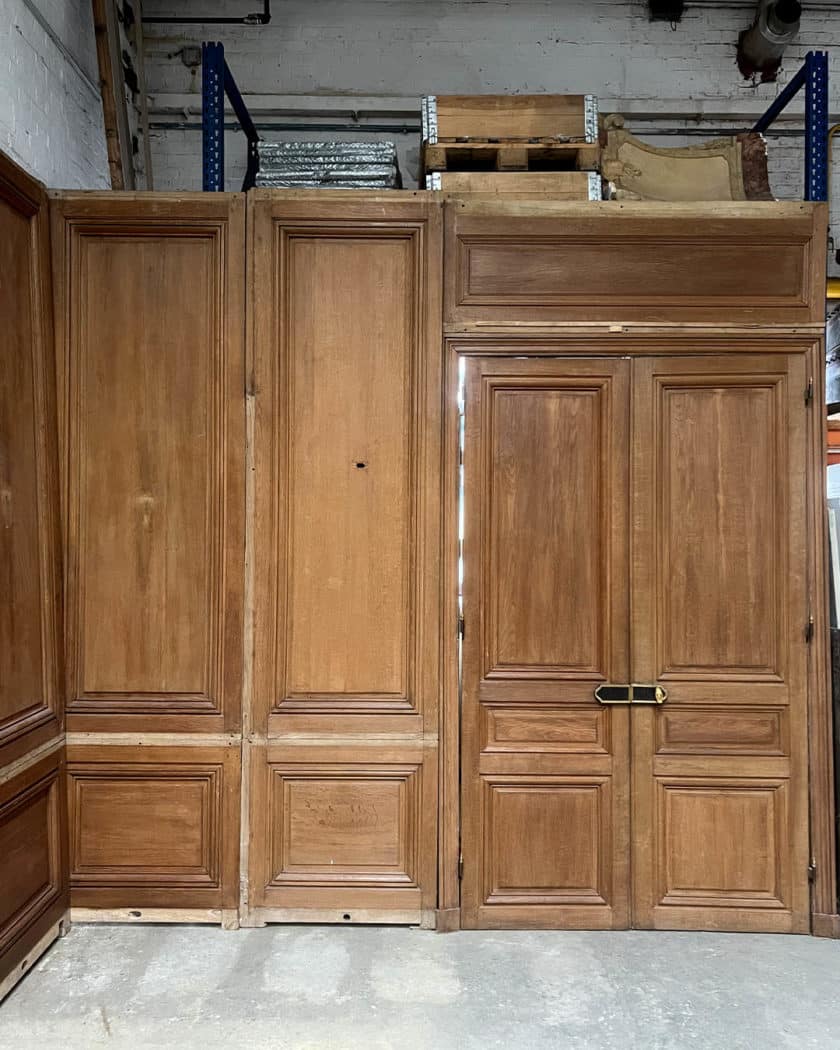 Boiserie Parisienne en chêne 18m linéaire