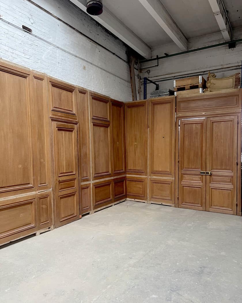 Boiserie Parisienne en chêne 18m linéaire