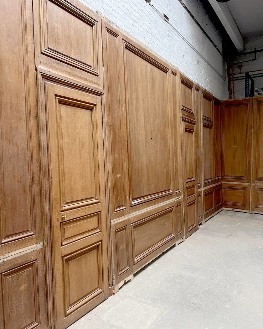 Boiserie Parisienne en chêne 18m linéaire