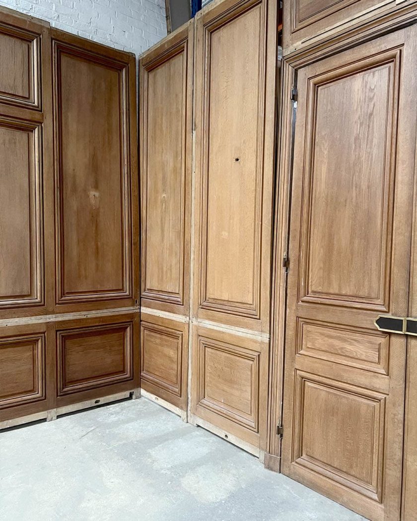 Boiserie Parisienne en chêne 18m linéaire