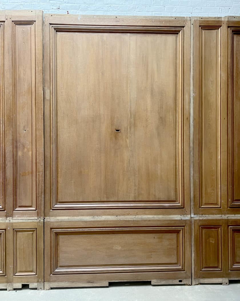 Boiserie Parisienne en chêne 18m linéaire