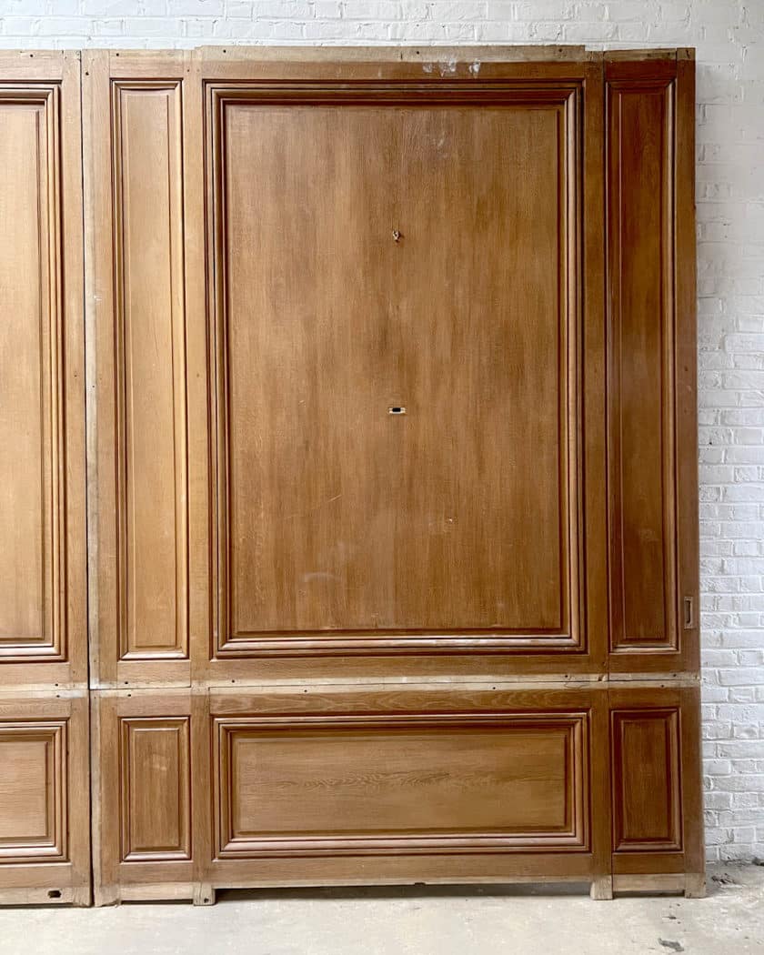 Boiserie Parisienne en chêne 18m linéaire