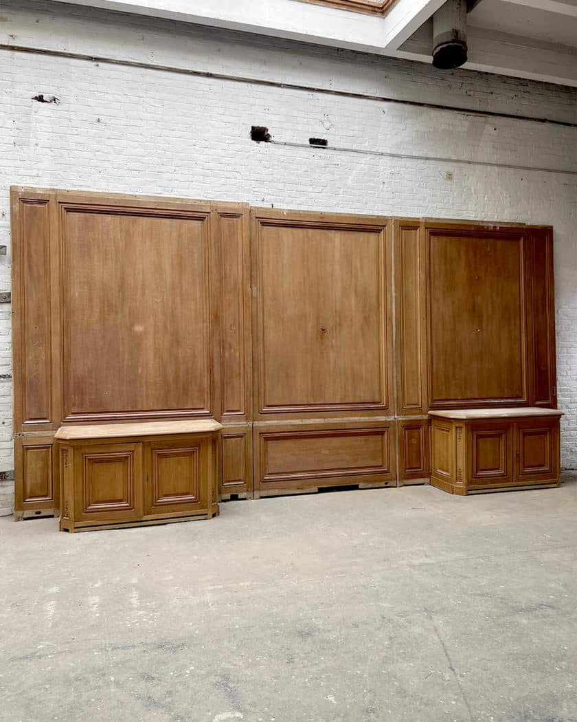 Boiserie Parisienne en chêne 18m linéaire