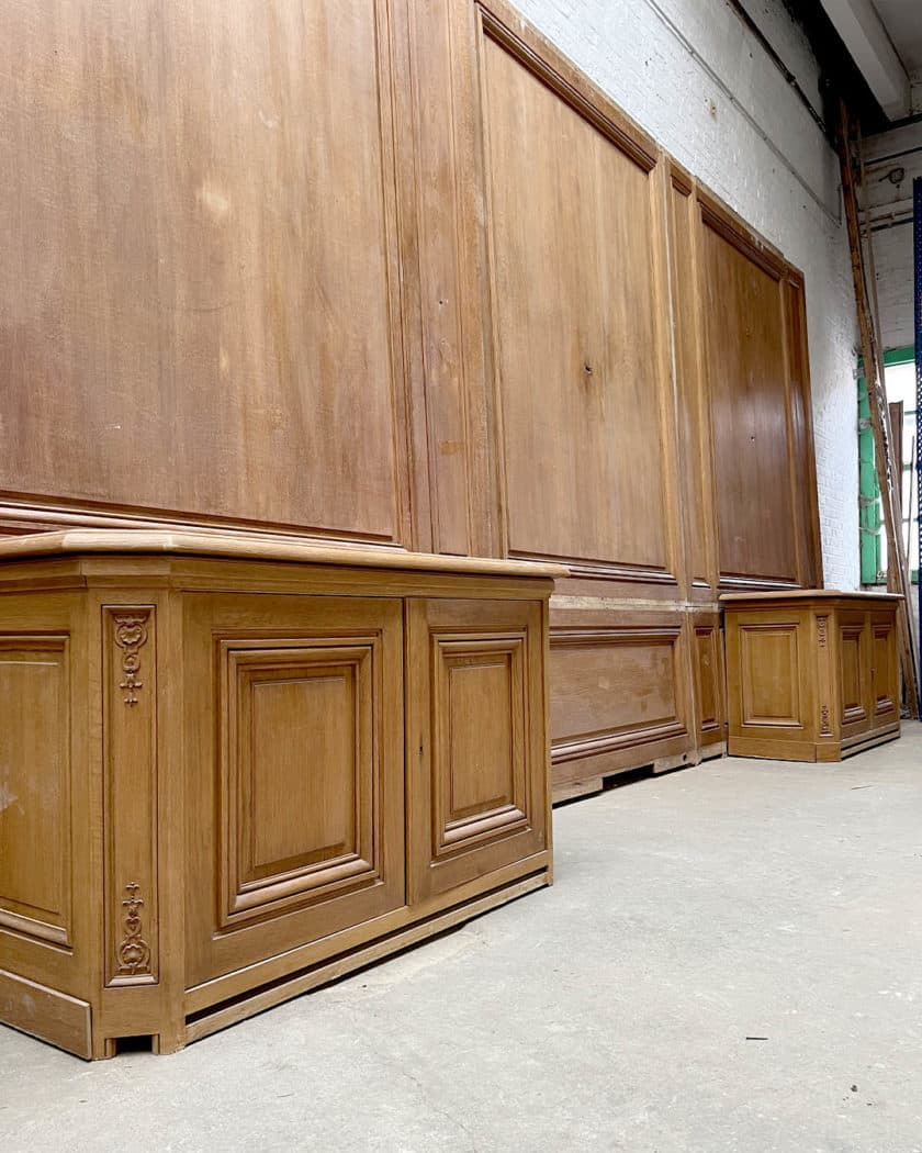 Boiserie Parisienne en chêne 18m linéaire