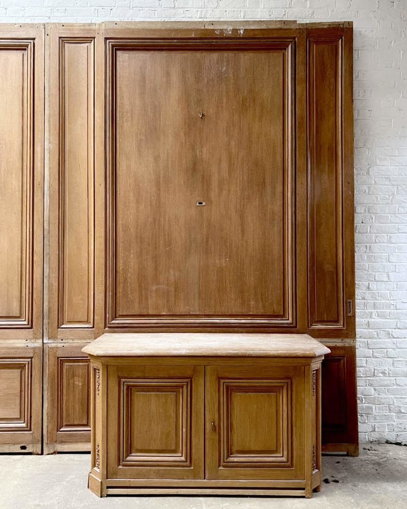 Boiserie Parisienne en chêne 18m linéaire