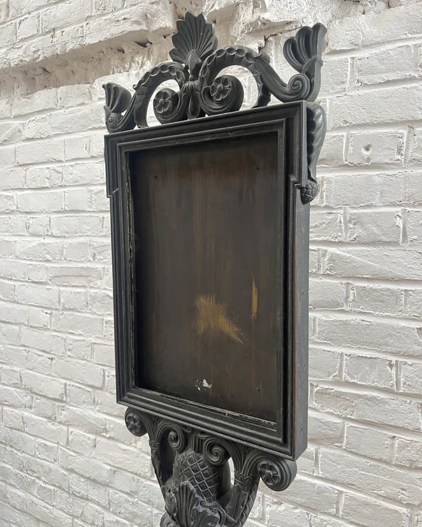 Porte menu en bronze, circa 1890