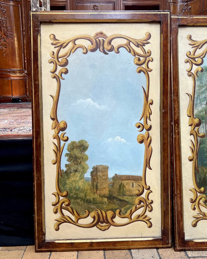 Lot de 8 tableaux décoratifs forains