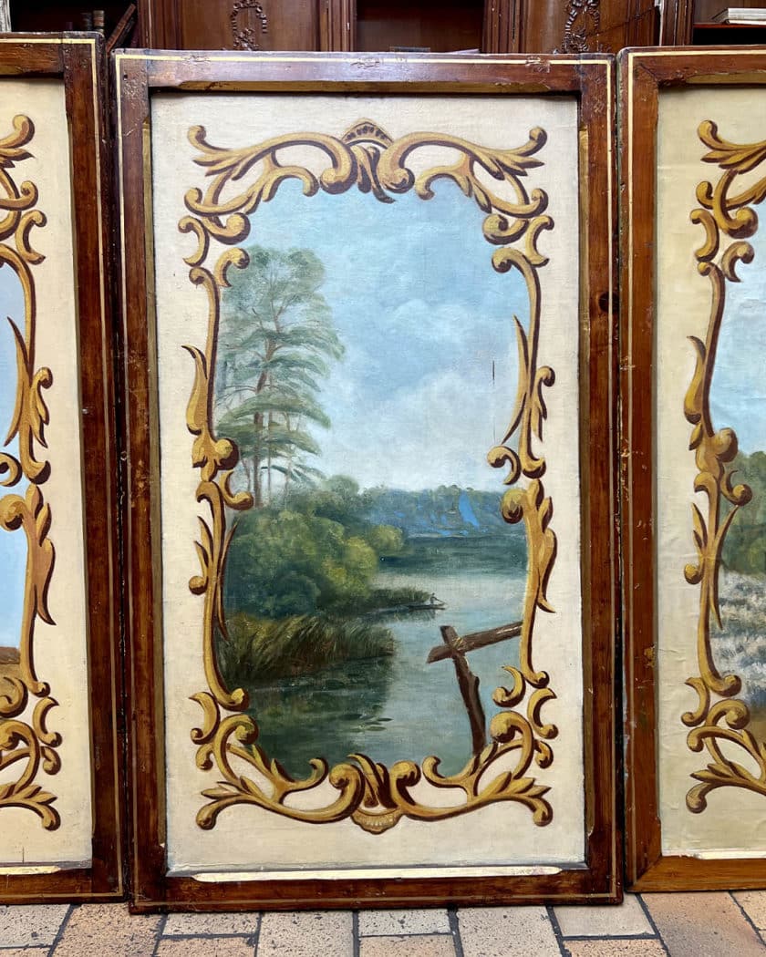 Lot de 8 tableaux décoratifs forains