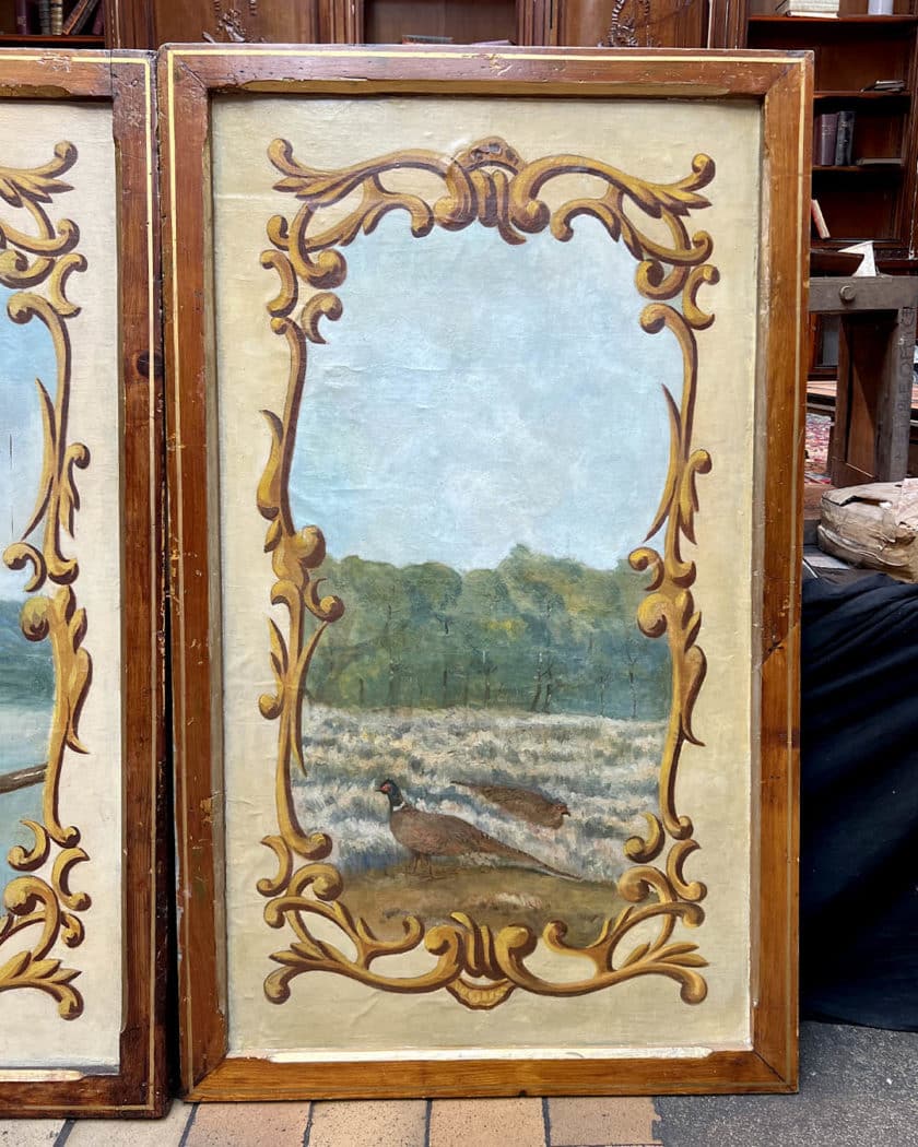 Lot de 8 tableaux décoratifs forains