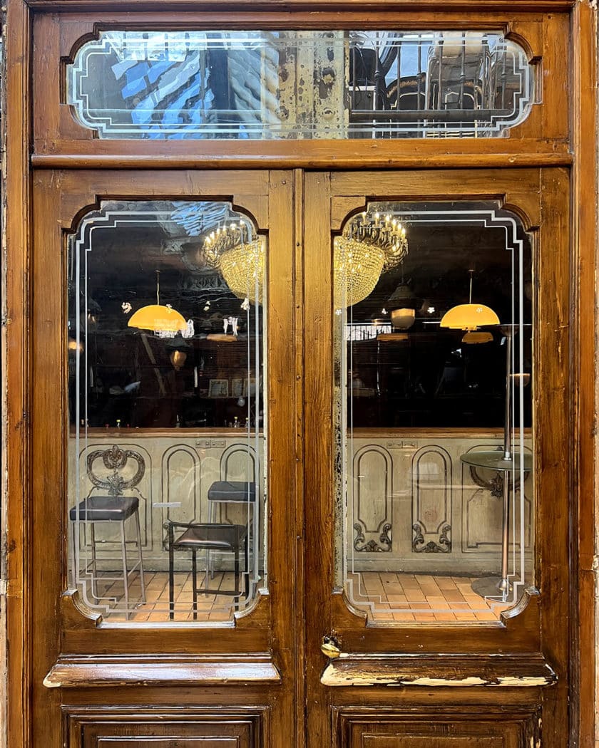 IMG_8216 | Matériaux Authentiques Double porte en verre gravée avec son imposte et bâti 159x282x6,5cm