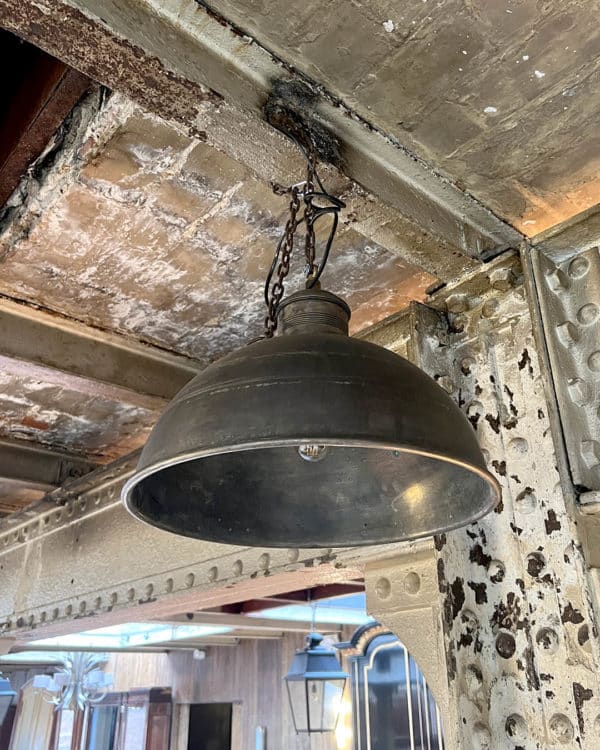 Paire de lampe à suspension industrielle