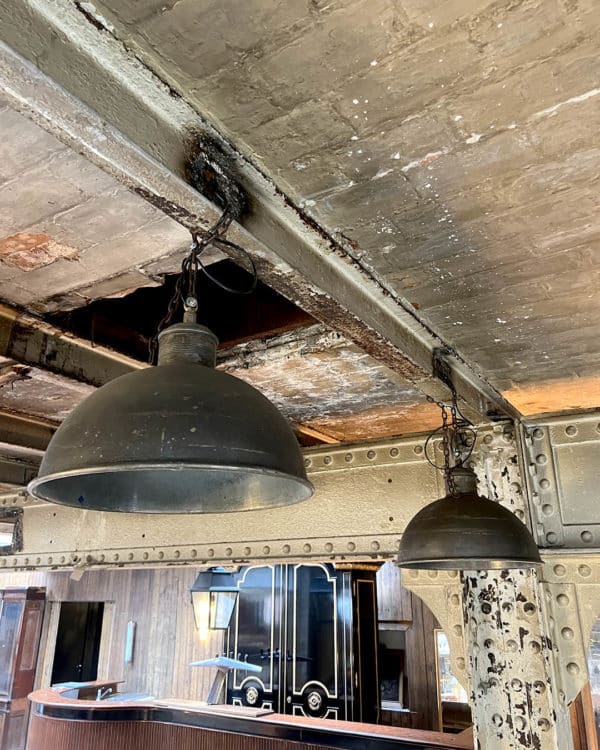 Paire de lampe à suspension industrielle