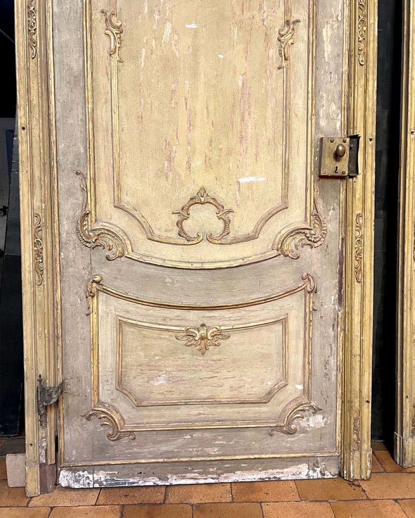 Paire de porte de boiserie details