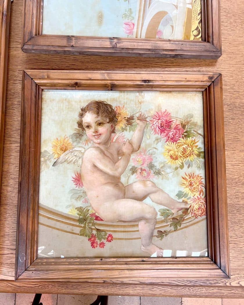 Lot de panneaux de peinture sur verre zoom 3