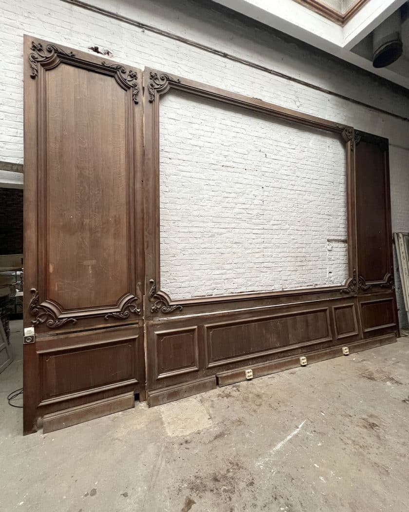Boiserie début XXème en chêne 1 | Matériaux Authentiques Boiserie début XXème en chêne