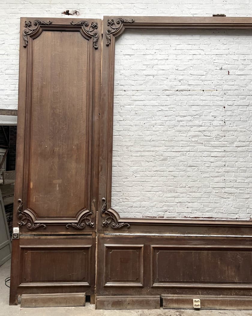 Boiserie début XXème en chêne 2 | Matériaux Authentiques Boiserie début XXème en chêne