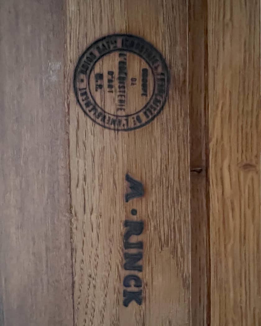 Bureau desprit Louis XV avec ses bronzes doré Maurice Rinck18 | Matériaux Authentiques Bureau d'esprit Louis XV avec ses bronzes doré Maurice Rinck