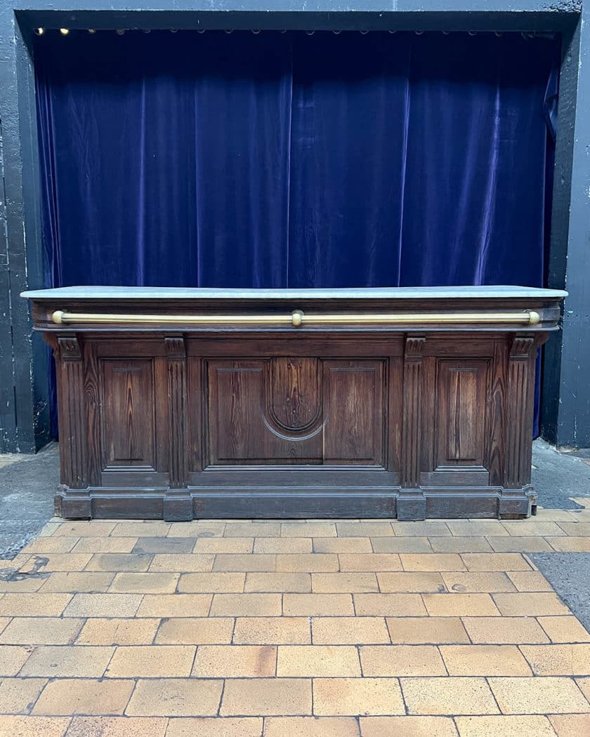 Comptoir de bar plateau marbre1 | Matériaux Authentiques Comptoir de bar plateau marbre