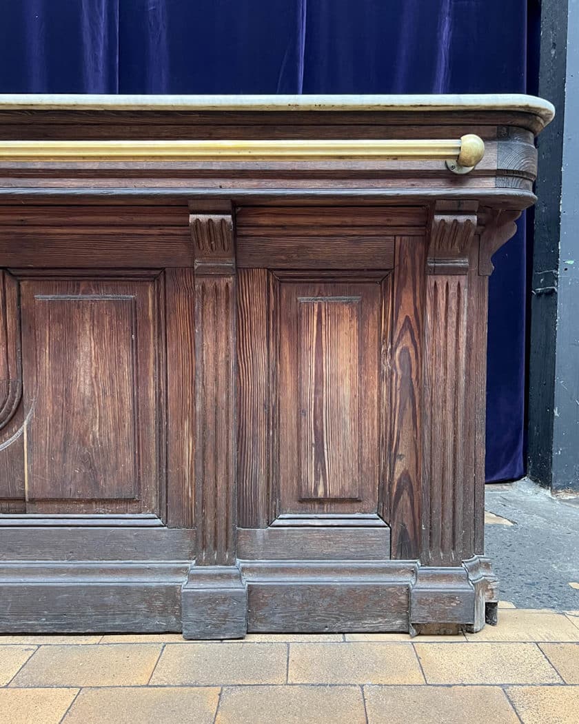 Comptoir de bar plateau marbre21 | Matériaux Authentiques Comptoir de bar plateau marbre