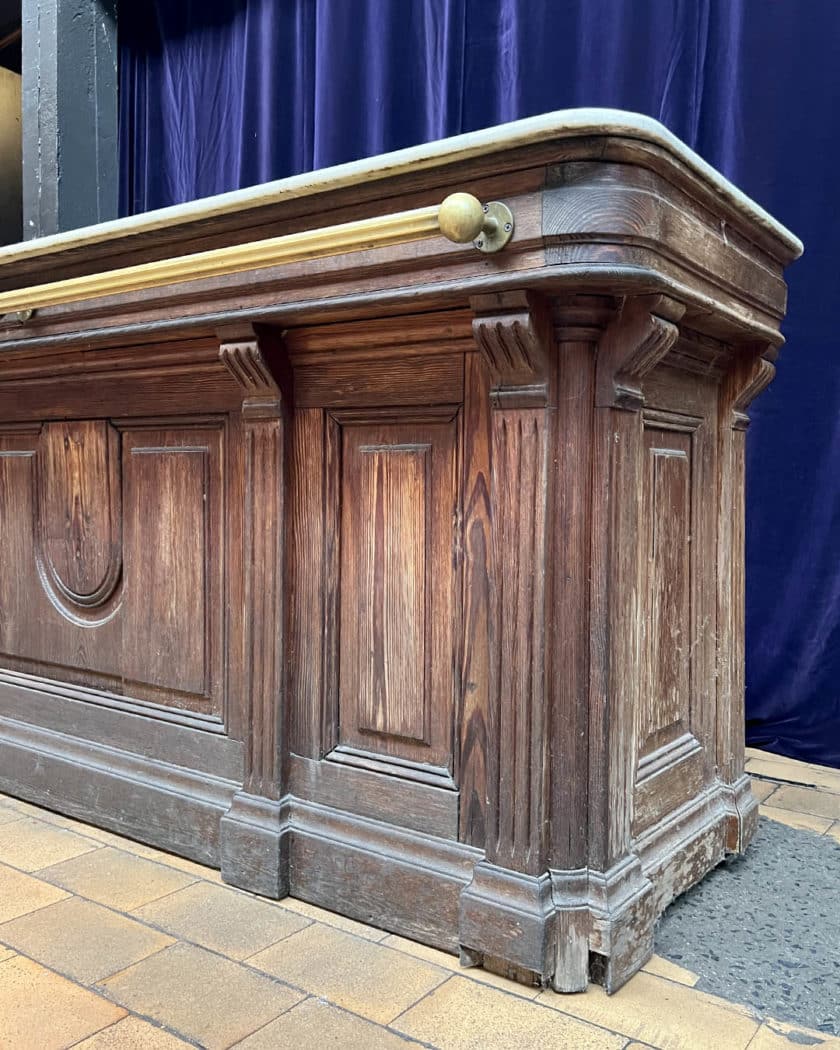 Comptoir de bar plateau marbre22 | Matériaux Authentiques Comptoir de bar plateau marbre