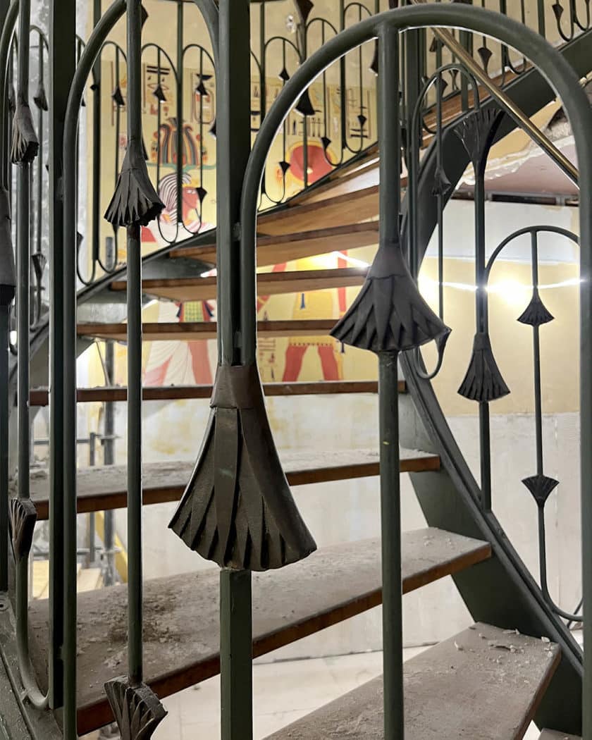 Escalier hélicoïdal en métal et bois13 | Matériaux Authentiques Escalier hélicoïdal en métal et bois