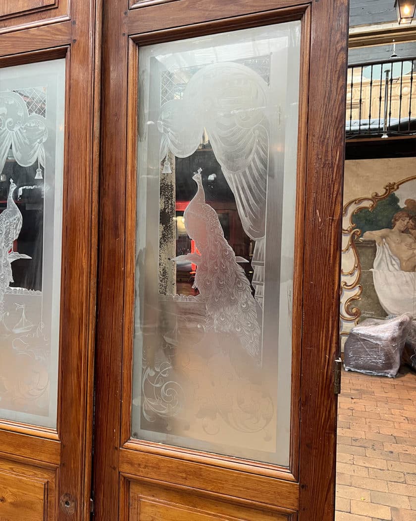 IMG_9105 | Matériaux Authentiques Double porte en verre gravé 272x130