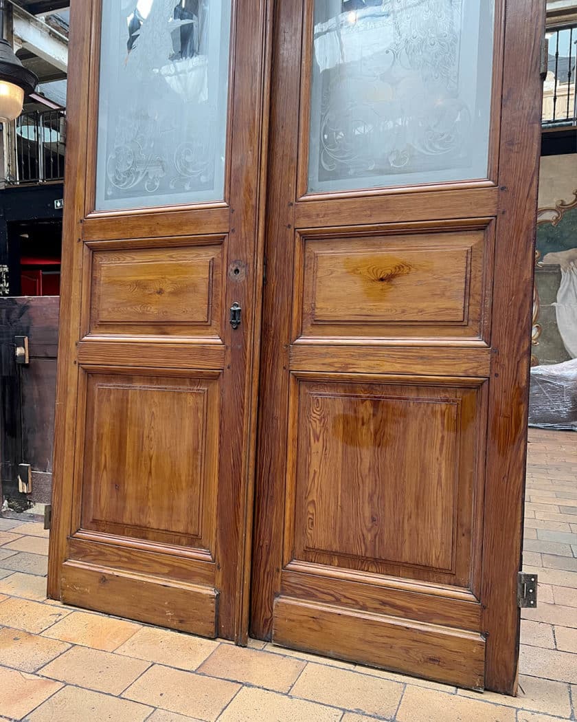 IMG_9109 | Matériaux Authentiques Double porte en verre gravé 272x130