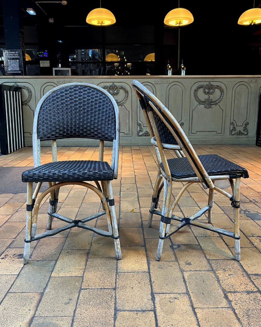 Lot de chaises de bistrot2 | Matériaux Authentiques Lot de chaises de bistrot