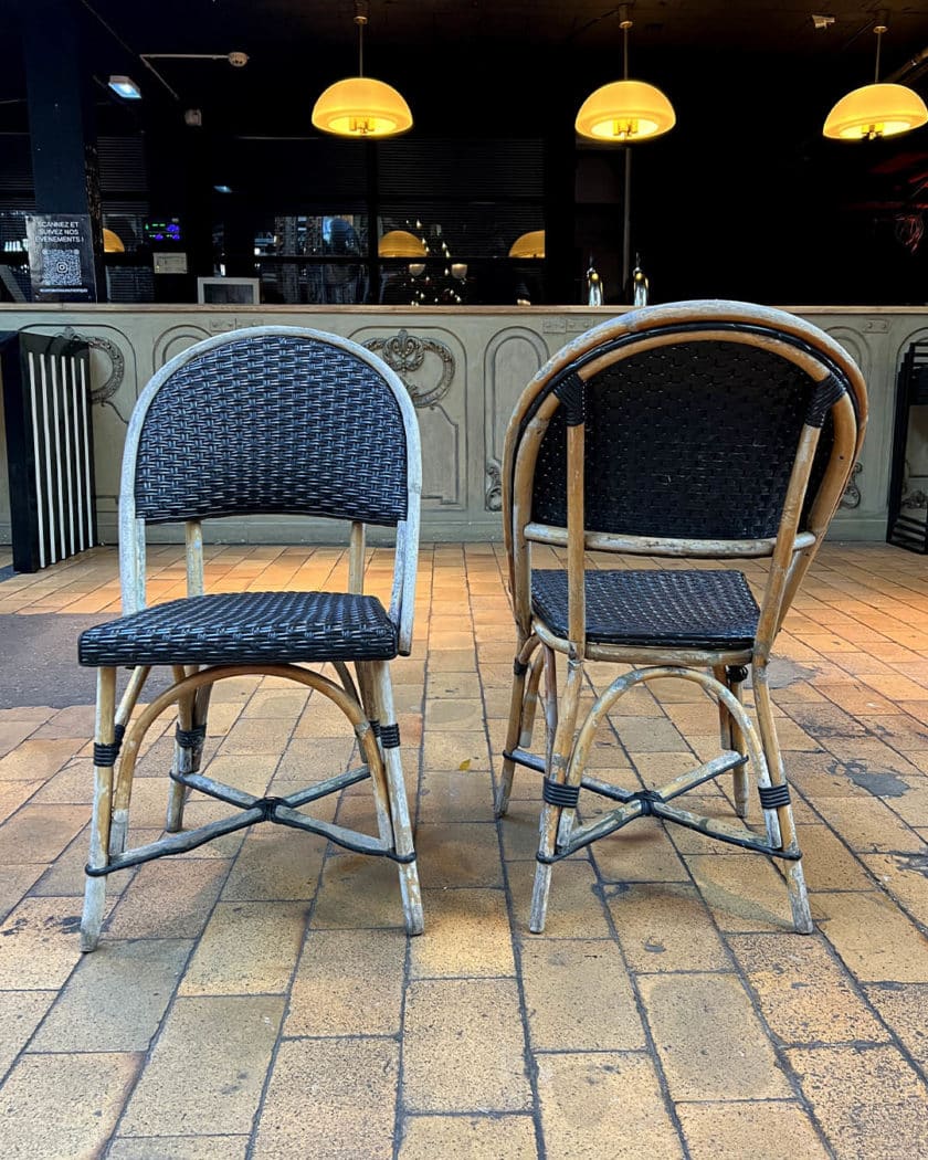 Lot de chaises de bistrot3 | Matériaux Authentiques Lot de chaises de bistrot