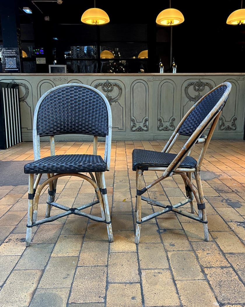 Lot de chaises de bistrot4 | Matériaux Authentiques Lot de chaises de bistrot