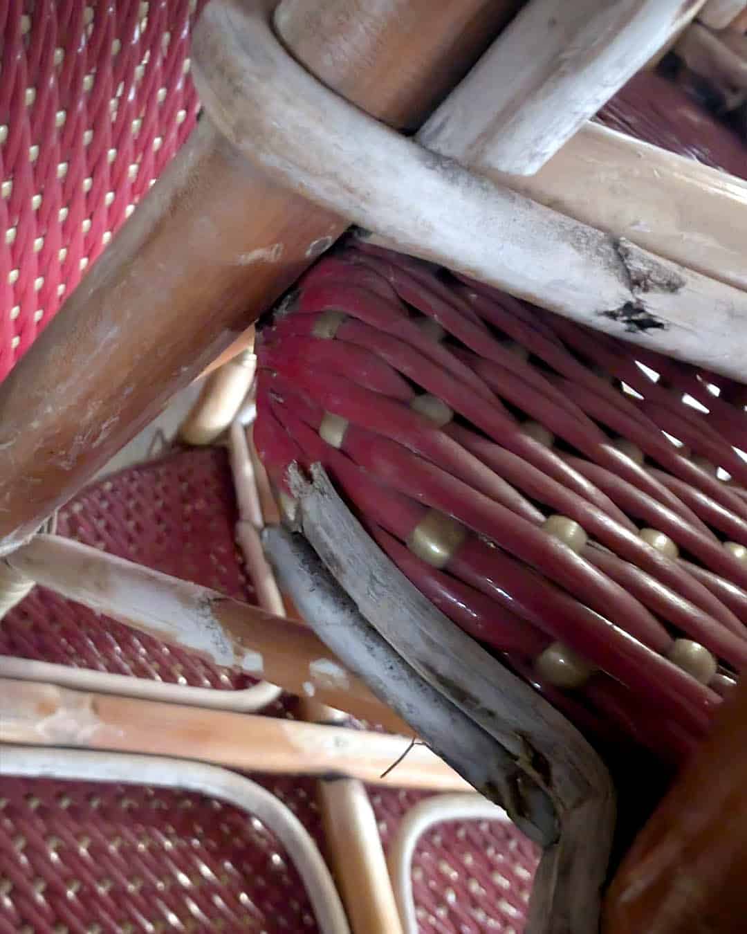 Lot de chaises en rotin MAISON DRUCKER1 | Matériaux Authentiques Lot de chaises en rotin, MAISON DRUCKER