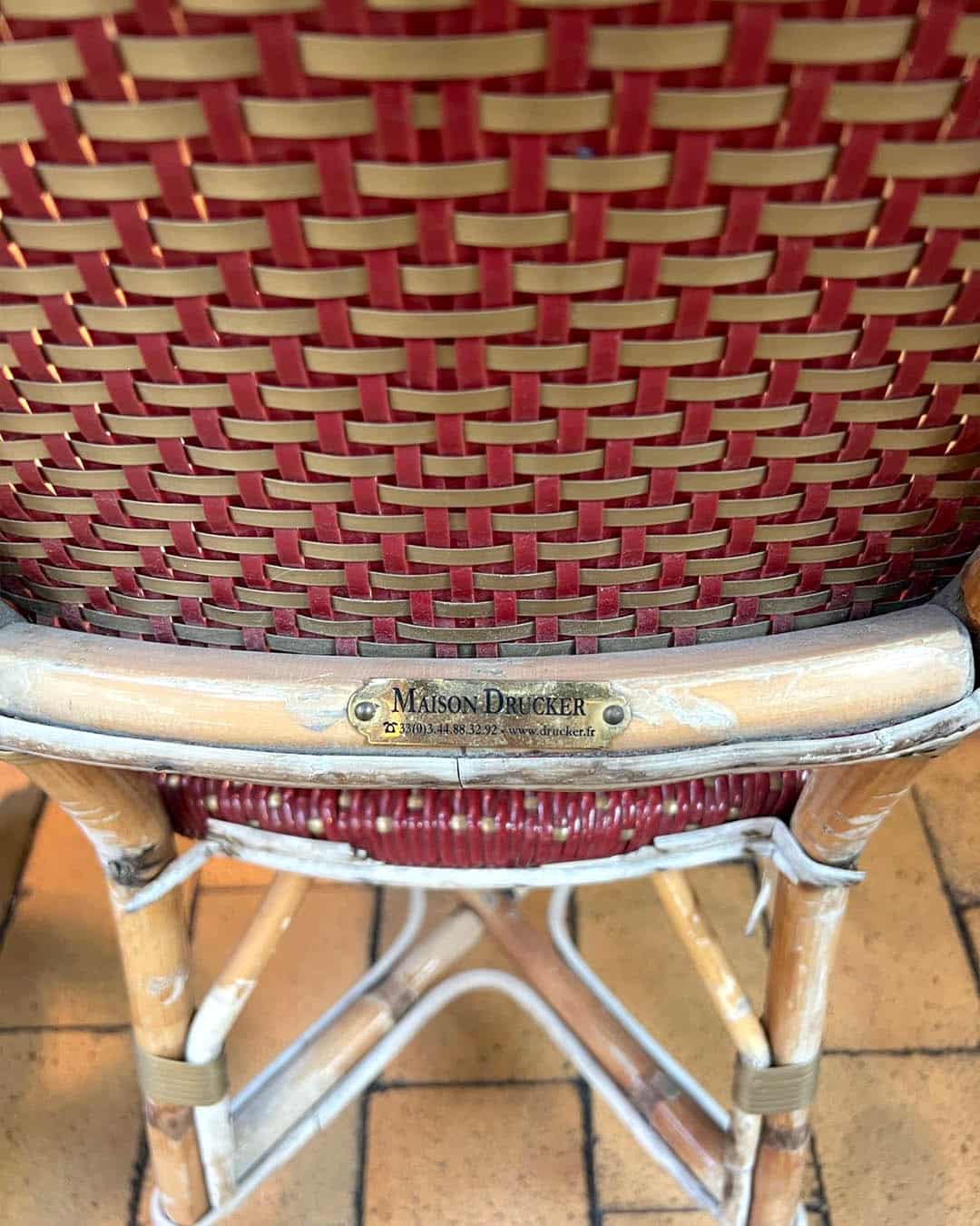 Lot de chaises en rotin MAISON DRUCKER3 | Matériaux Authentiques Lot de chaises en rotin, MAISON DRUCKER